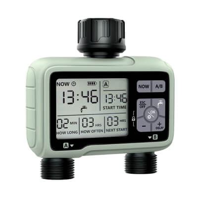 Фото: Двухканальный цифровой программируемый таймер полива EcoPulse-2 Двухканальный цифровой программируемый таймер полива EcoPulse-2