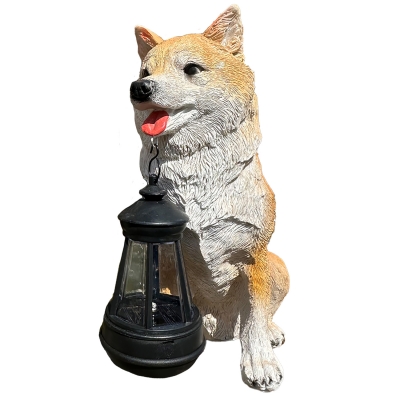 Фото: Садовая фигурка на солнечной батарее Корги Fluffly-5 Садовая фигурка на солнечной батарее Корги Fluffly-5