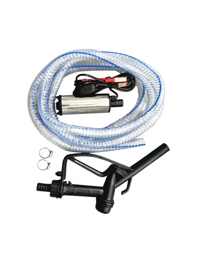 Насос погружной для перекачки технических жидкостей FluidMaster Pro 80 Вт, 12 В с пистолетом-1