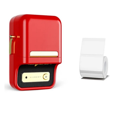 Термопринтер для этикеток NIIMBOT B21, красный-2